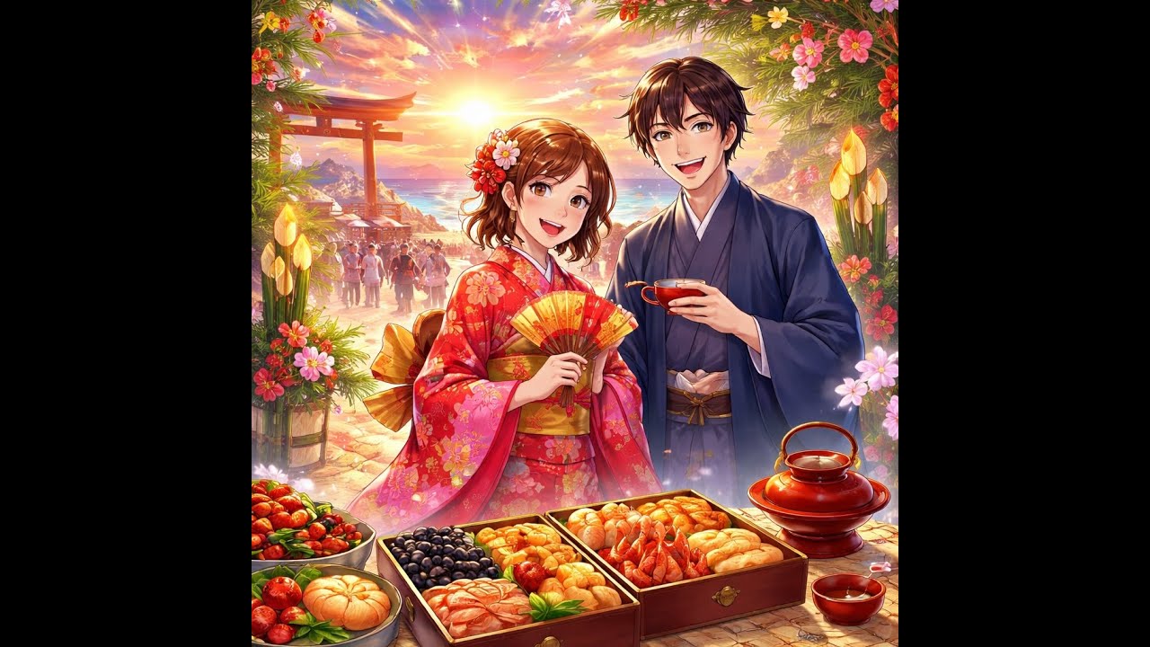 年を越えて、祝いの空へ | 🎊🎉🌆🎍🌄🎉🎊日本の正月祭りの音楽 by Turoldus Davis
