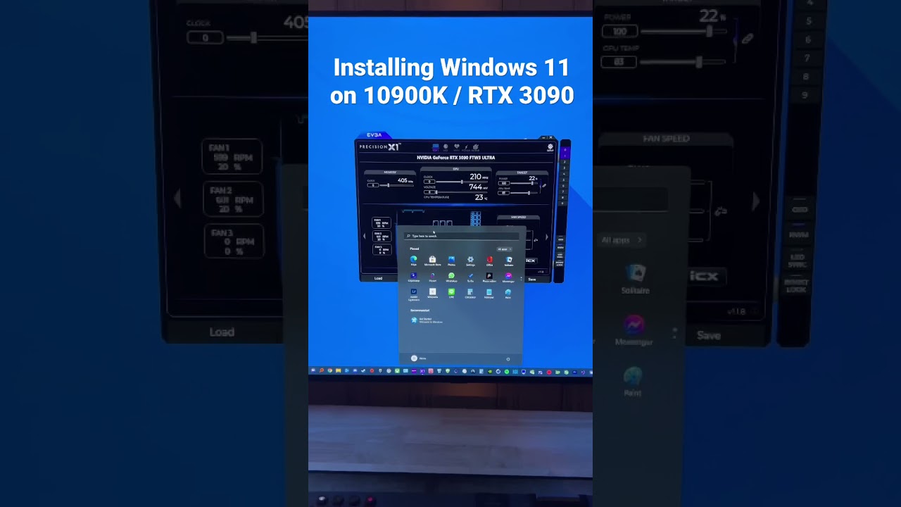 Installed Windows 11 on my RTX 3090 Gaming PC