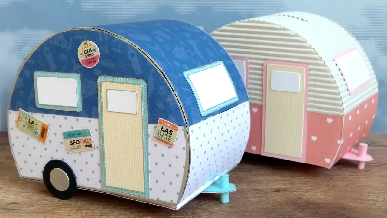Let's Make a Little Caravan Box! ♻️ Easy Upcycling