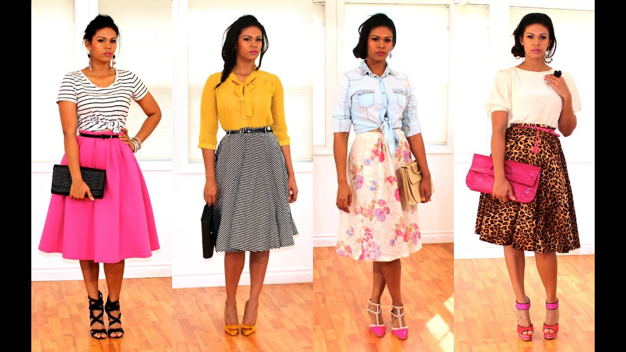 MIDI SKIRTS LOOKBOOK PRIMAVERA 2015