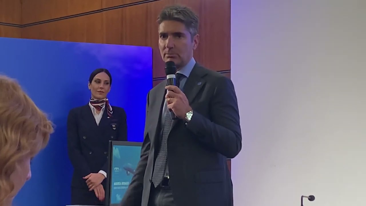 Andrea Benassi - DG ITA Airways - conferenza stampa TTG Travel Experience