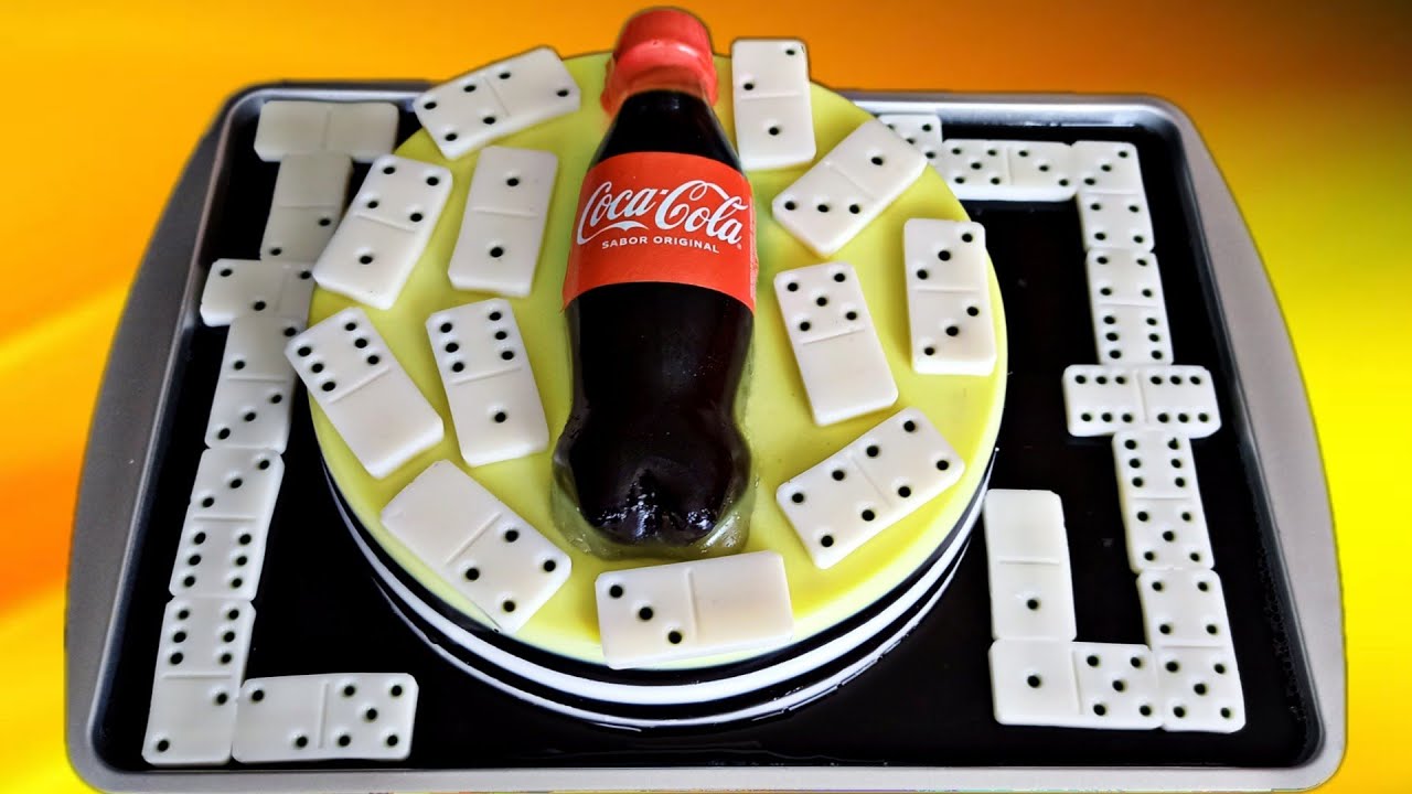 NO creerás lo fácil que es hacer está gelatina de domino y refresco