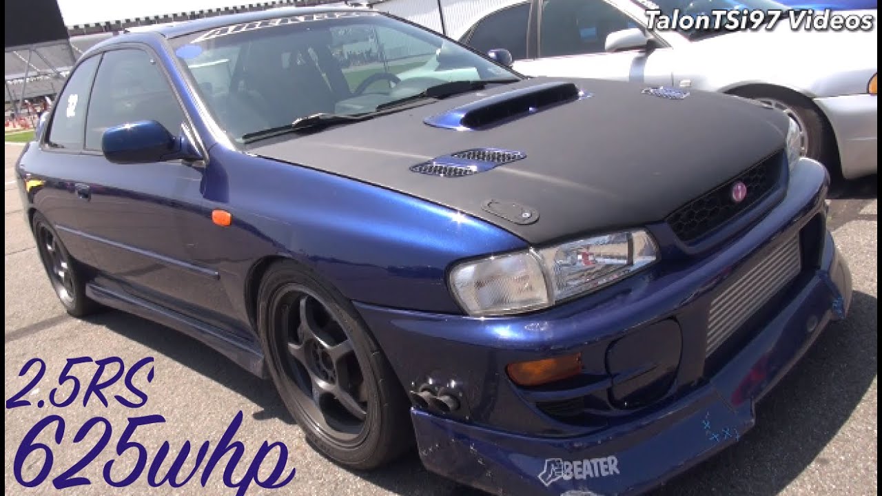 600hp Subaru Walks A Ferrari 458 From A Roll