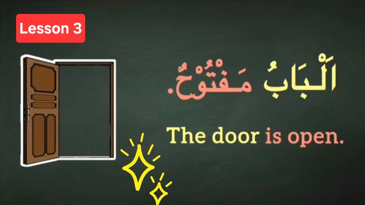 Easy Arabic Course. English-Speaking Tutorials for Beginners, Lesson 3 اللغة العربية الدرس الثالث