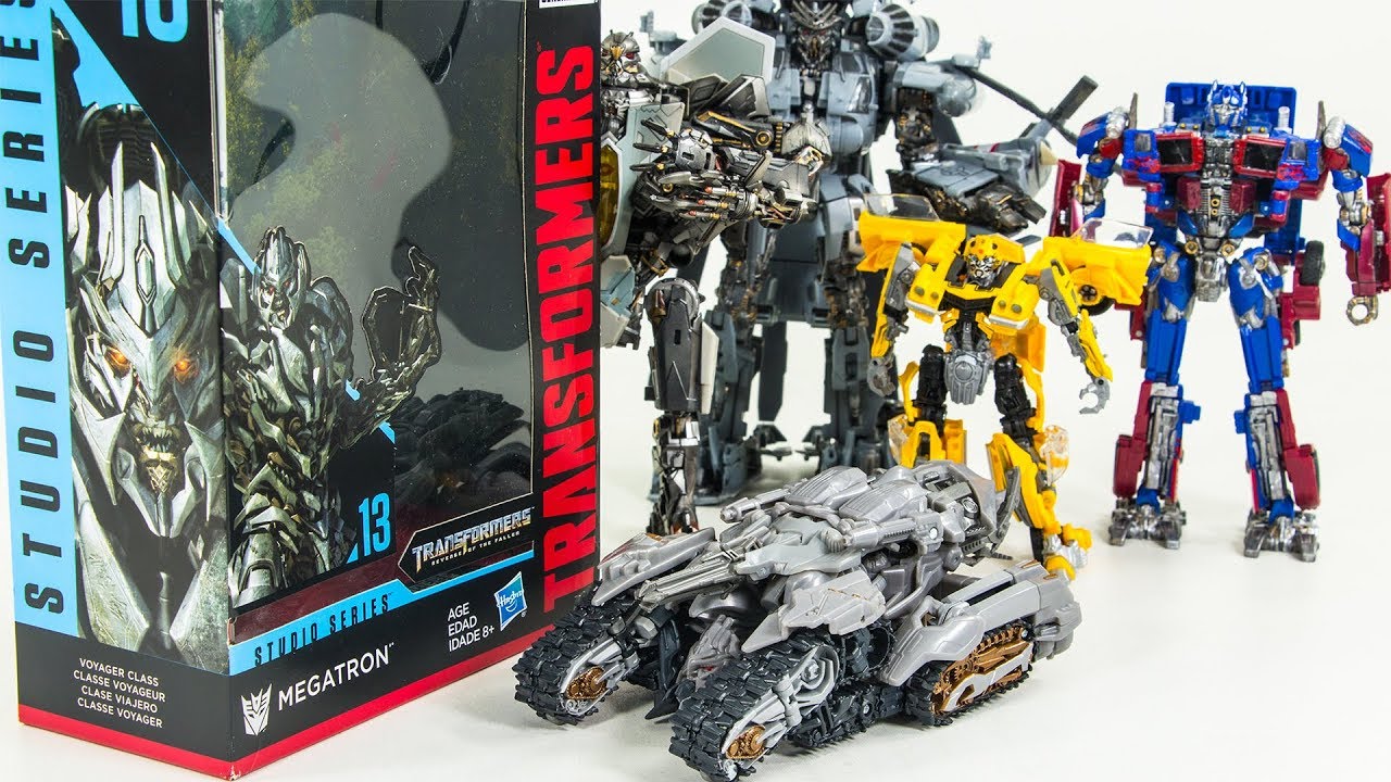 Transformers Movie Studio Series SS-13 ROTF Voyager Class Megatron Tank Robot Toys