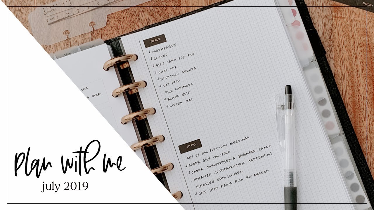 Plan with Me | July 2019