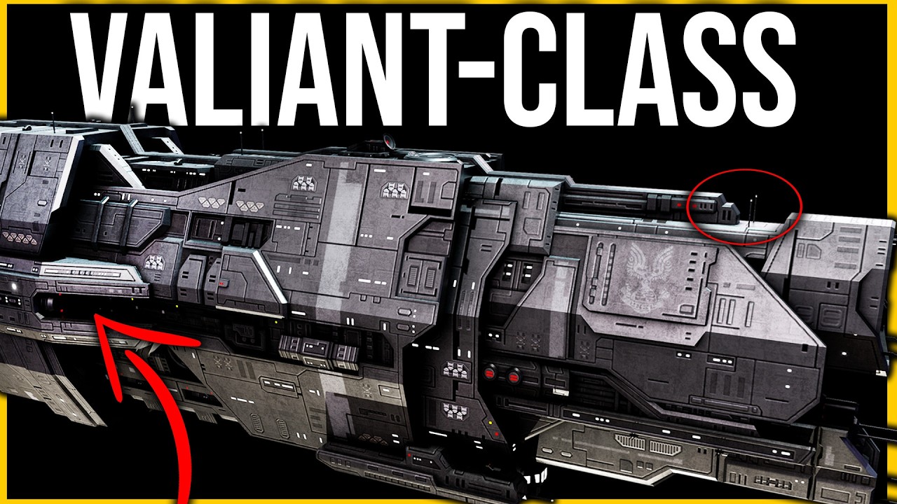the 2nd most powerful UNSC ship (Valiant-class super-heavy cruiser COMPLETE Breakdown)