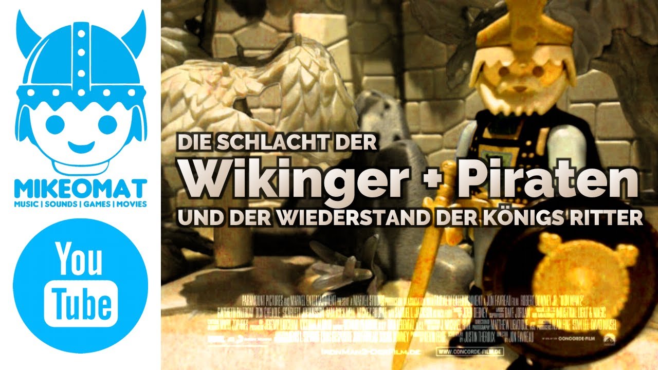 Playmobil Film - Die Wikinger + Piraten und der Wiederstand der Königs Ritter - Stop Motion