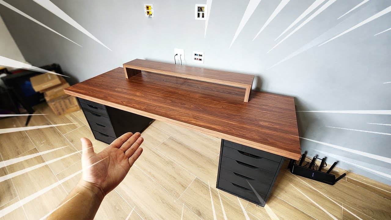 A MESA NOVA do SETUP CHEGOU!! - Ficou melhor do que eu Sonhei