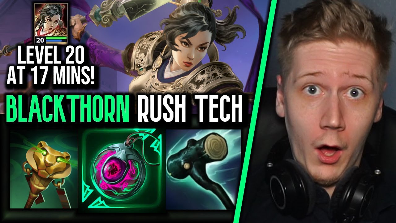 Blackthorn Mulan Solo Tech Is UNBEATABLE In Lane! - Inters3ct SMITE