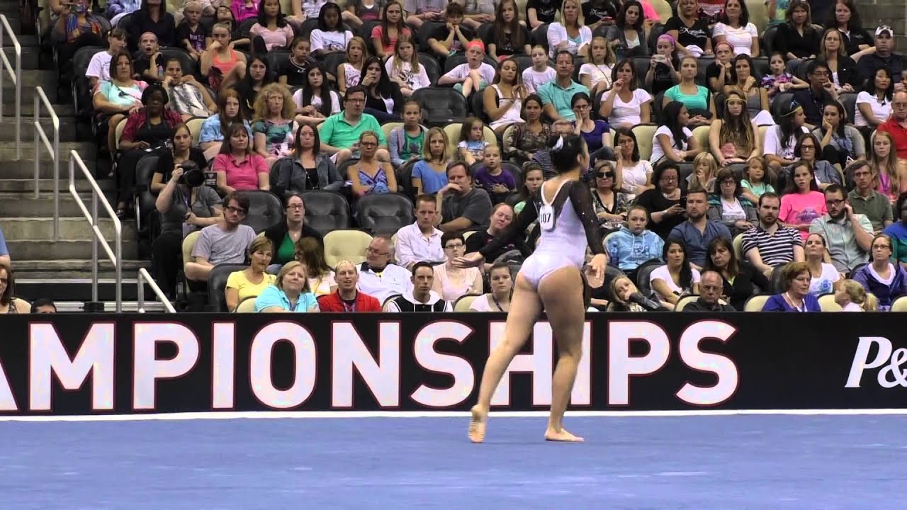 Felicia Hano - Floor - 2014 P&G Championships - Sr. Women Day 2