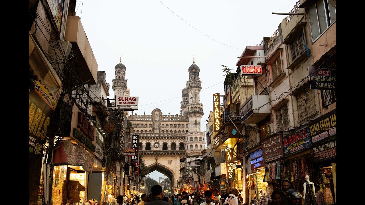An evening walk at charminar