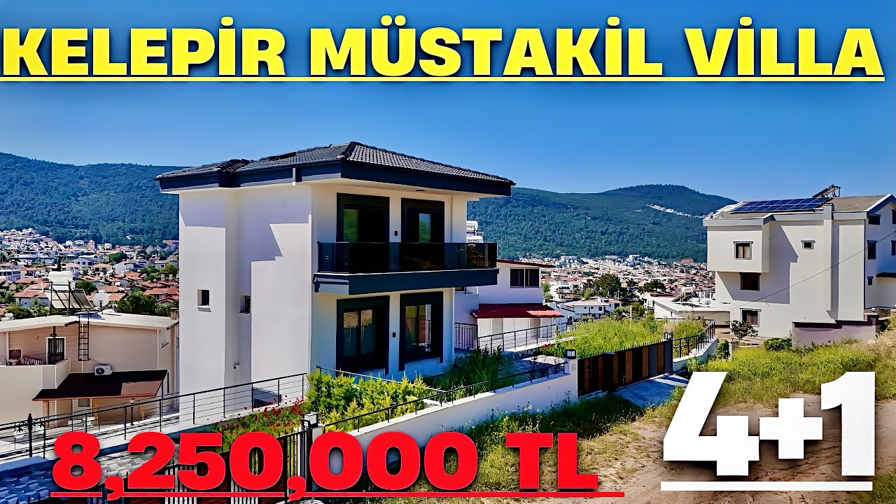 Didim Akbük’te 8,250,000 TL BU fiyata eşi benzeri yok 4+1 tripleks müstakil villa
