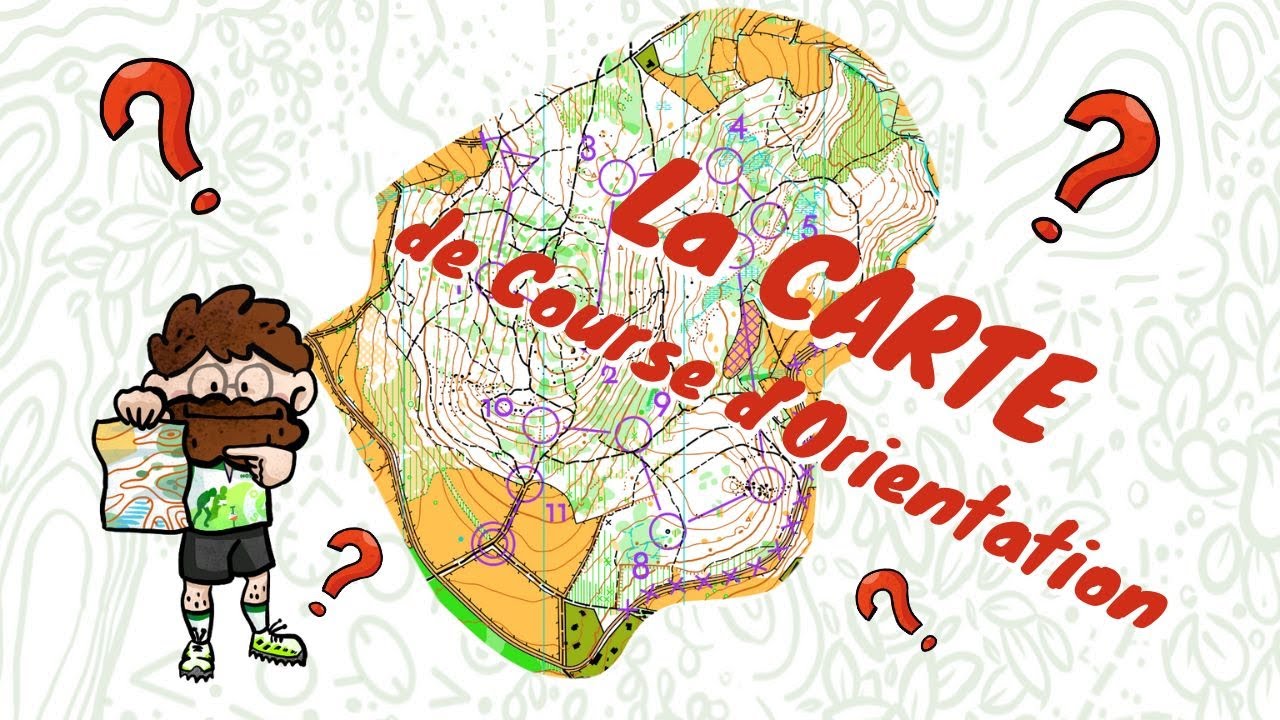 LA CARTE DE COURSE D'ORIENTATION ! Qu'est ce que c'est ?