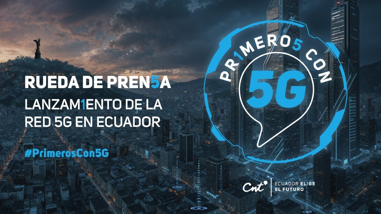 Rueda de prensa: Lanzamiento de la red 5G en Ecuador