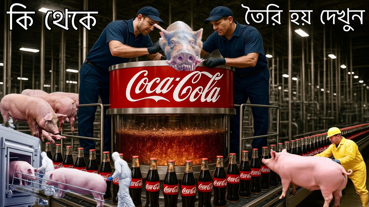 দেখুন কিভাবে Coca-Cola তৈরি করা হয়! ফ্যাক্টরির গোপন তথ্য ফাঁস, How Coca-Cola is made in the factory