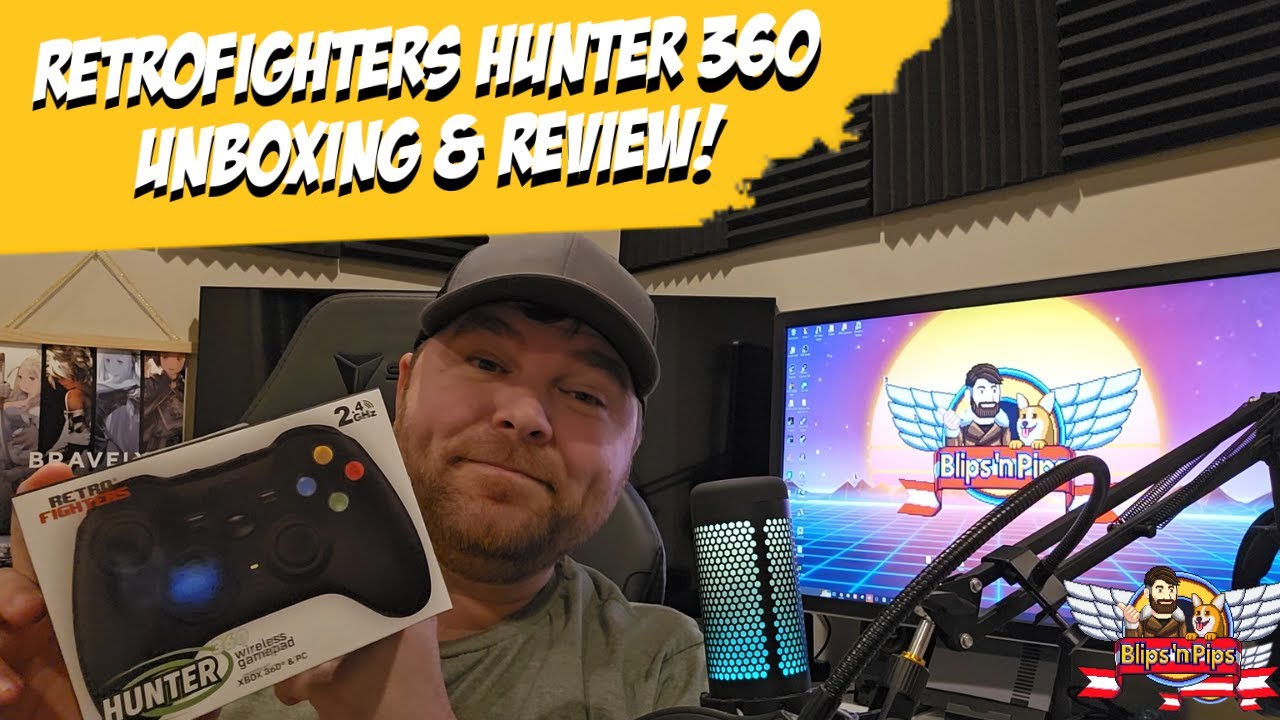 Распаковка и обзор Retrofighters Hunter 360!
