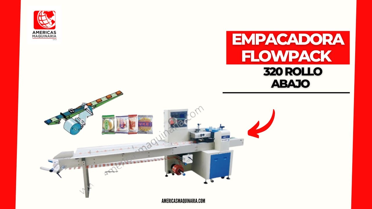 Empacadora Flowpack 320 Rollo Abajo | Am&eacute;ricas Maquinaria