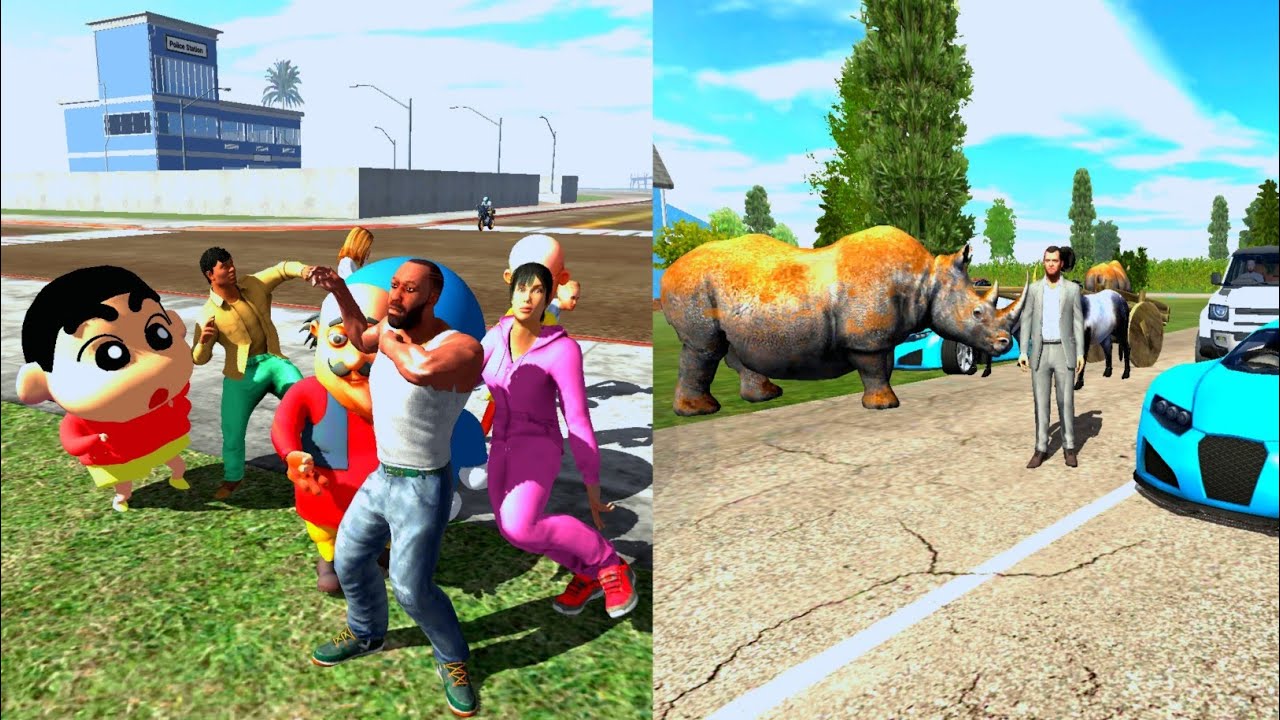 💥Franklin Danced In The Middle Of The Street 😂Funny Gameplay | Indian Bikes Driving 3D 