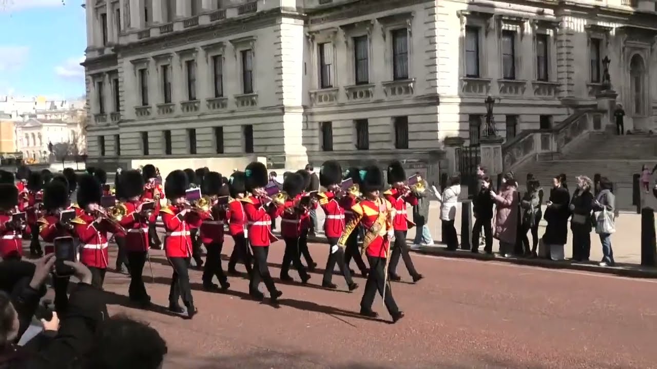 Band of the Irish Guards with the march It's Yerr Day