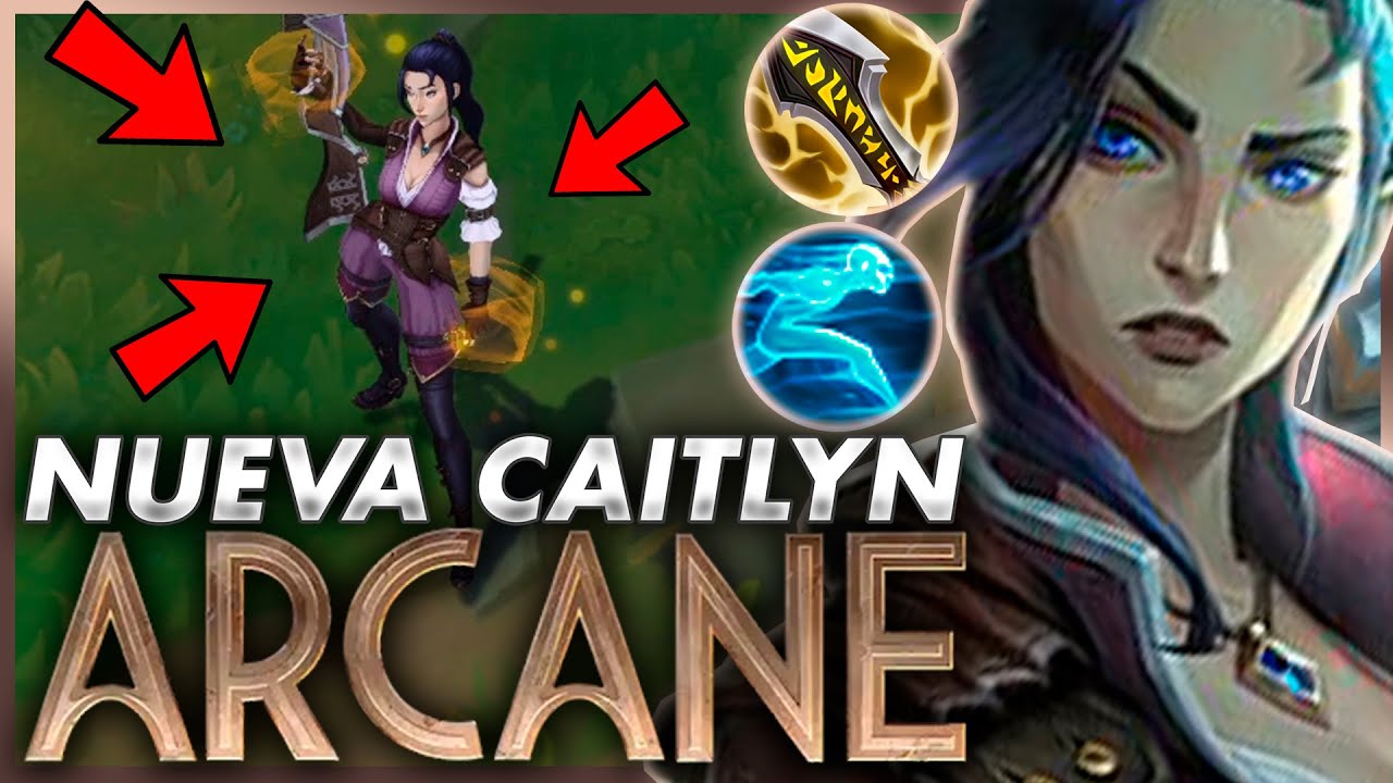 😱¡SE MUEREN DEL ASCO al ver la NUEVA CAITLYN ARCANE y SU DAÑO SIN SENTIDO! *ESTO ES HORRIBLE*