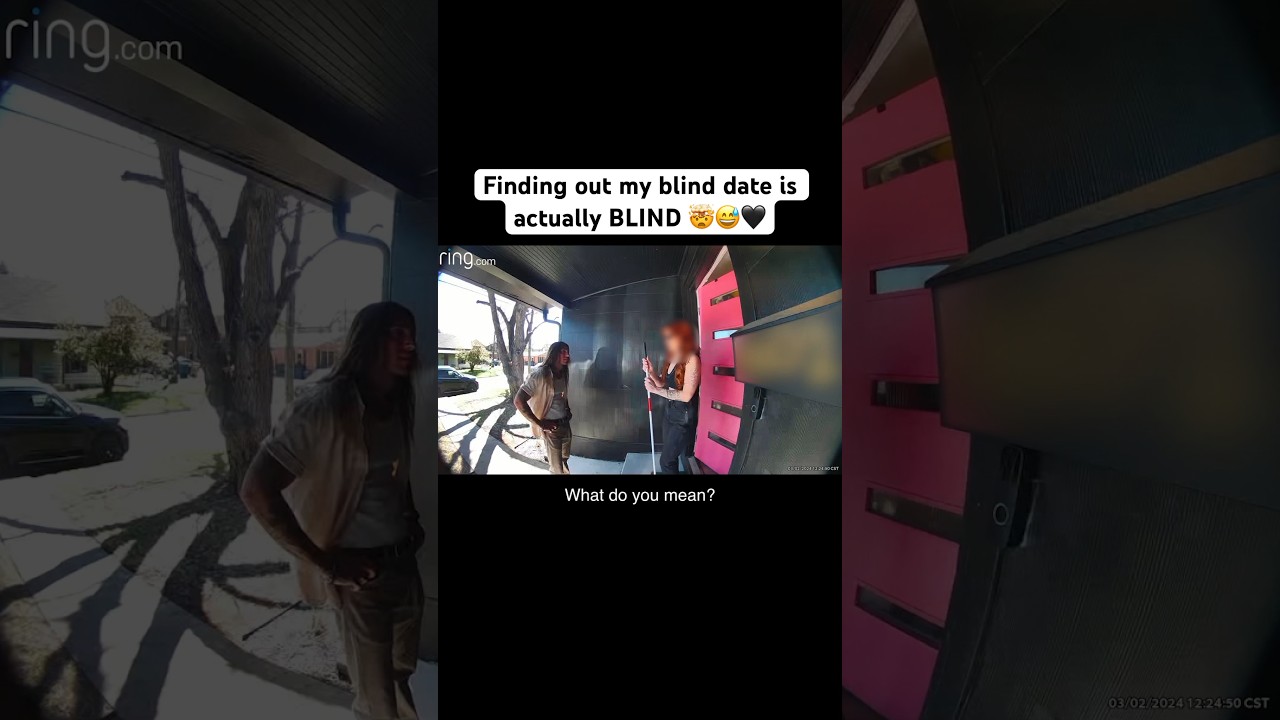 Finding out my blind date is actually BLIND 🤯😅🖤