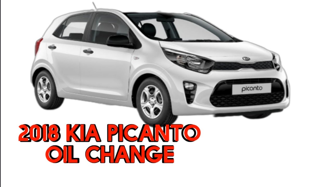 2018 KIA PICANTO OIL FILTER &ENGINE OIL REPLACMENT OUTSIDE