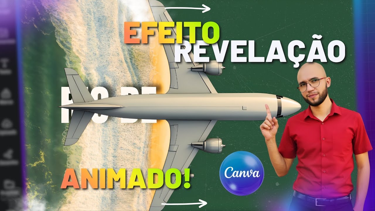 Animação no Canva que parece edição profissional
