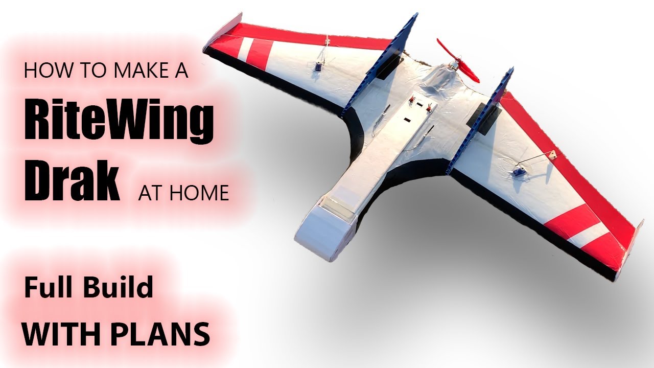RiteWing Drak Full Build || HOW TO MAKE RC Airplane || Home Made || INDIA || DIY