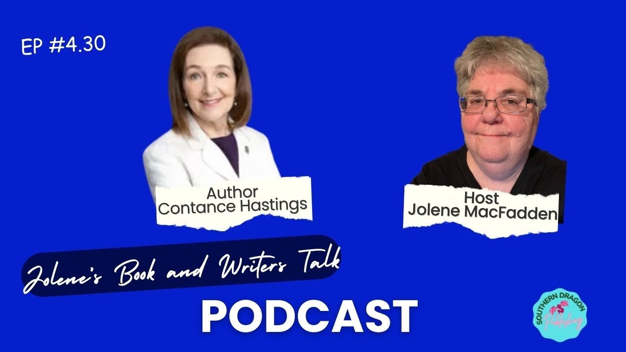 Jolenes Book and Writers Talk Year 4 Episode 30 Interview With Author Constance Hastings