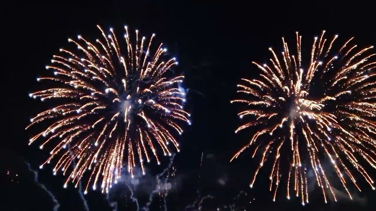 Travemünder Woche 2024 Abschlussfeuerwerk.   @Feuerwerkdepot-Nord