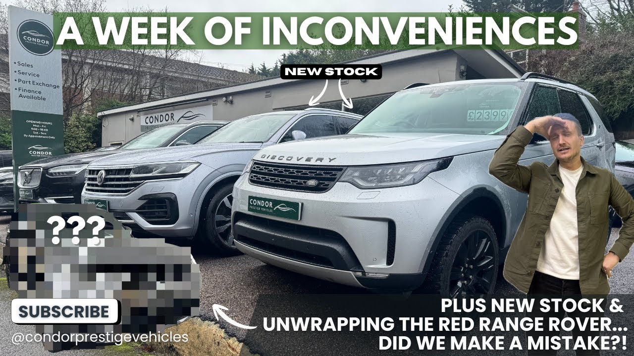 НЕДЕЛЯ НЕУДОБСТВ: Множество продаж, трудности с рекламой и распаковка Range Rover...