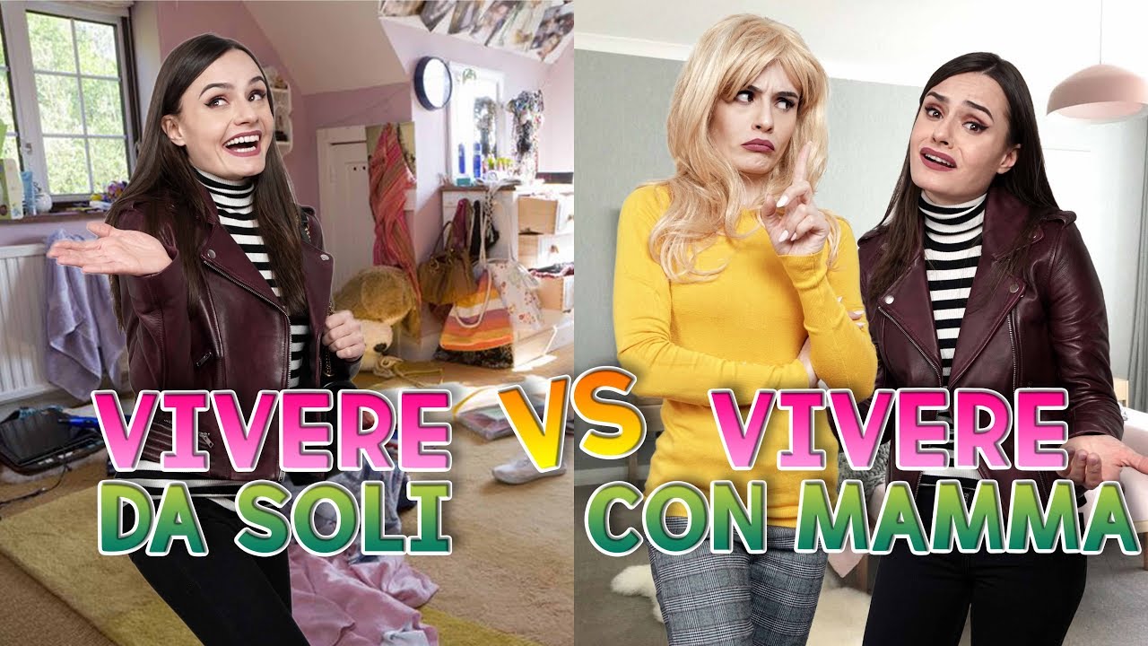 🙋🏻VIVERE DA SOLI vs VIVERE CON MAMMA 👱🏻‍♀️🤦🏻‍♀️