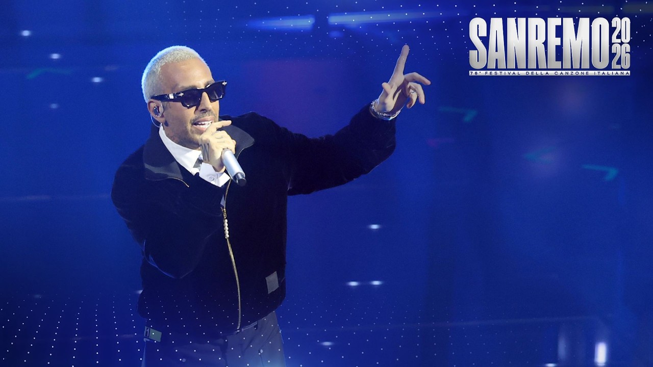 Sanremo 2026 - Luchè canta Labirinto