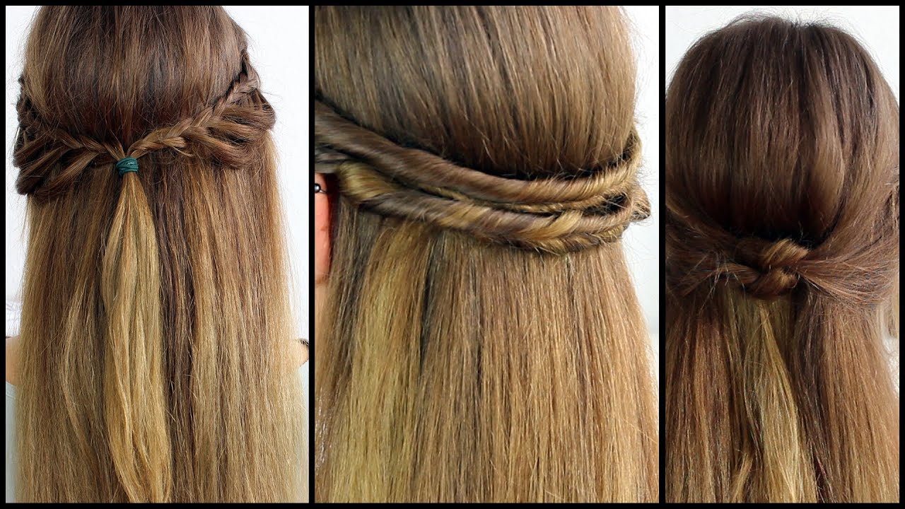 halboffene Haare - schnell und einfach gestyled [Frisuren Freitag]