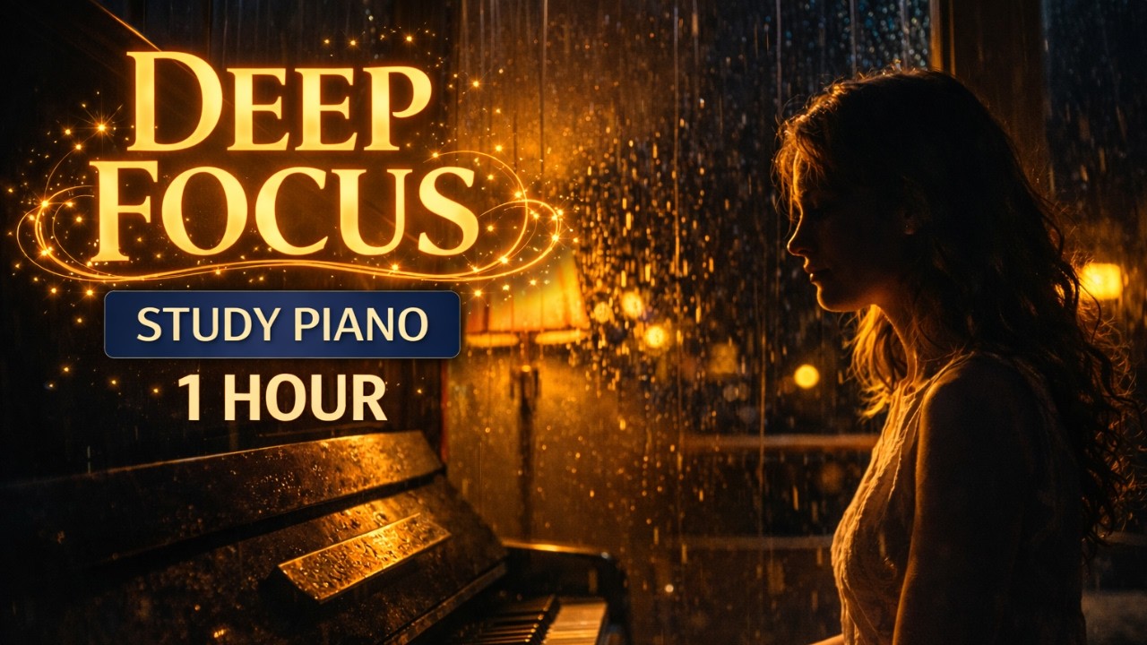 Calm Piano for Studying – Relaxing Background Focus Music
