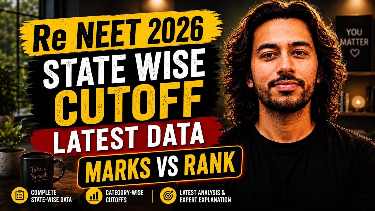Re-NEET 2026: State-Wise Cutoff & Marks vs Rank Analysis | Kshitiz Sir