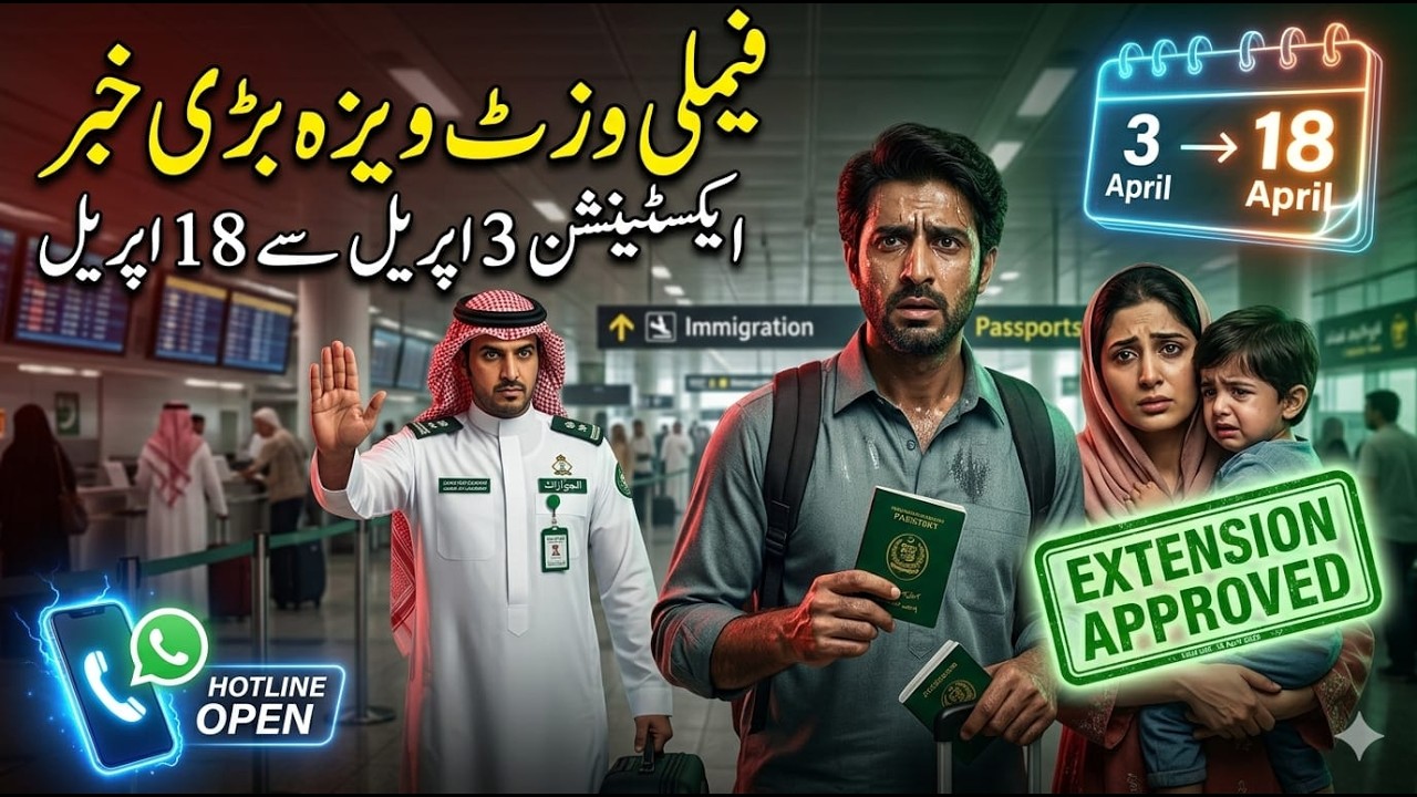 Family visit visa extension latest update - Family visit visa extension april 18 - Saudi info