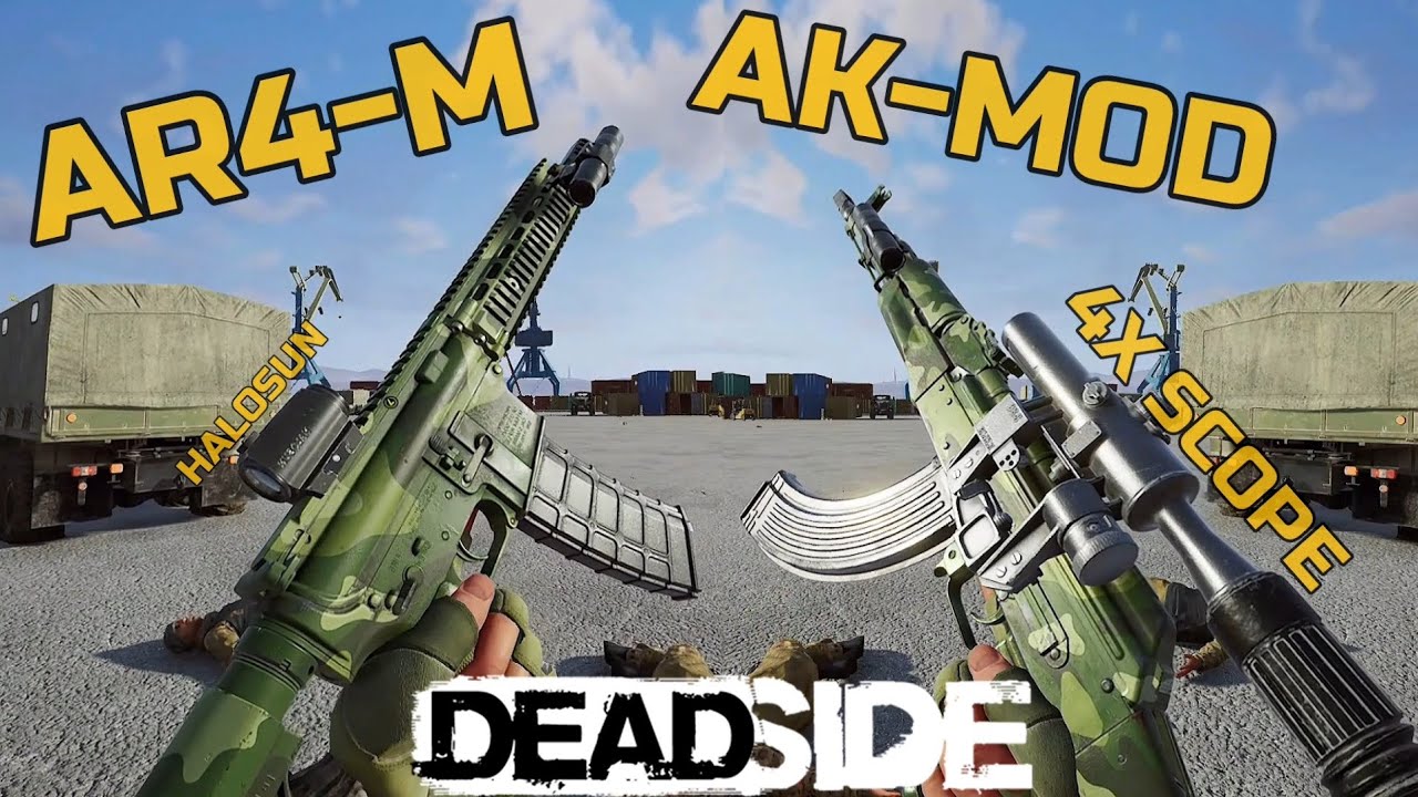 DEADSIDE: AK 4X scope & AR4-M Halo, Hard mission