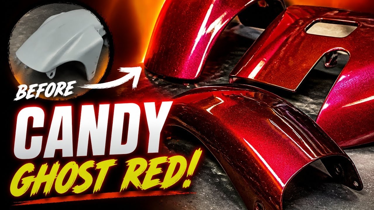 Краска CANDY GHOST RED, покрашенная с использованием пигментов LIME LINE CANDY CONCENTRATES EYE C...