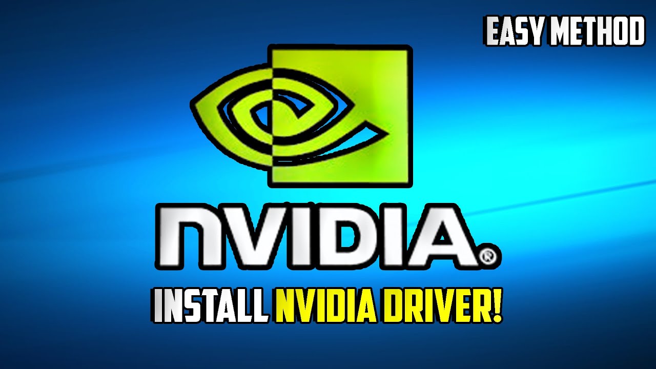 Easy Method TO INSTALL NVIDIA DRIVERS! 😱 [How To Install Nvidia Drivers]