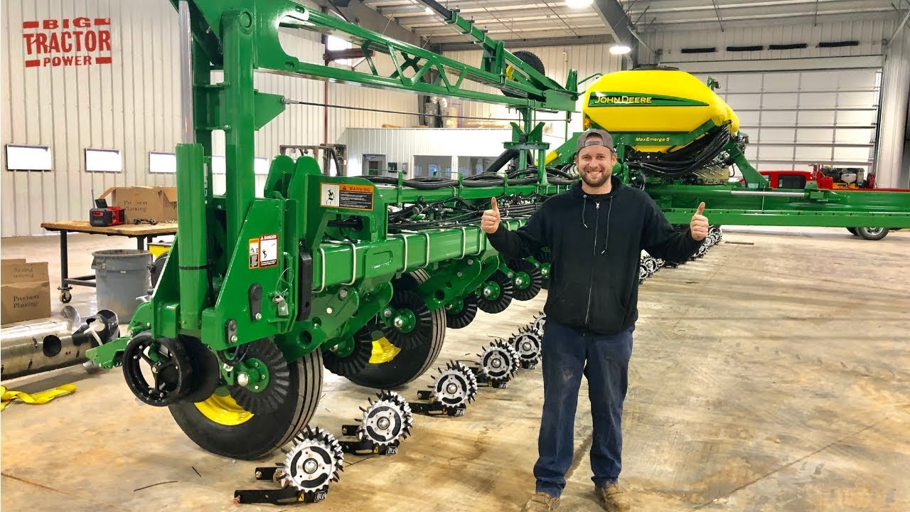 PART 2 | New JOHN DEERE 24 Row 1775NT Corn Planter Set Up