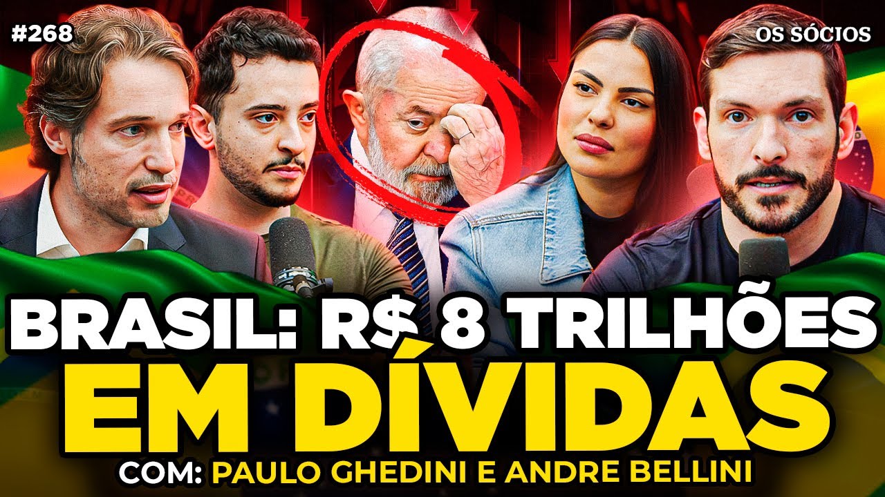 A DÍVIDA PÚBLICA VAI QUEBRAR O BRASIL? (Com Paulo Ghedini e André Bellini) | Os Sócios 268
