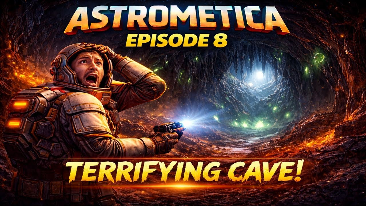 We found a TERRIFYING CAVE! - Astrometica EP8