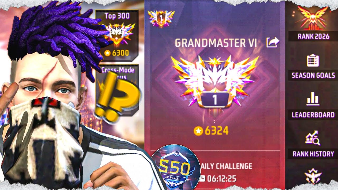 Finally Grandmaster Done ✅48 hours Non-Stop Pushing in Br Rank 🥵 Season 50&nbsp;#rankpush