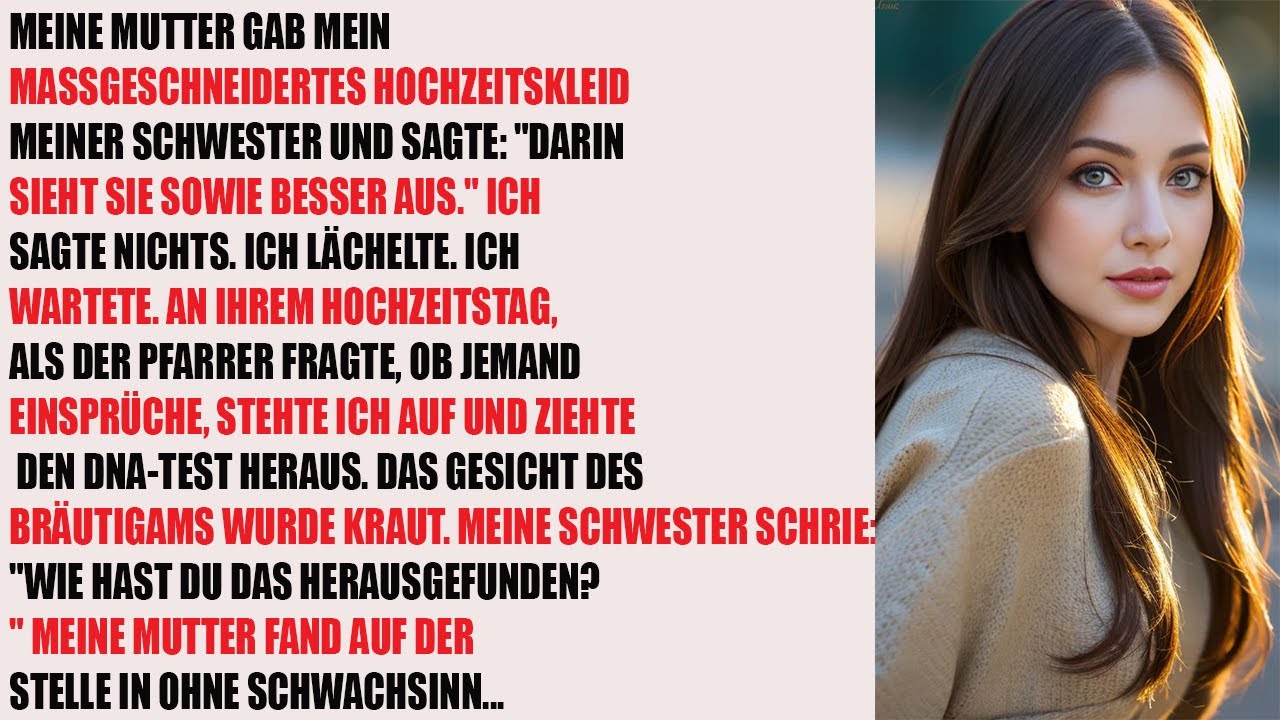 Meine Mutter gab mein Brautkleid meiner Schwester – also sagte ich die Wahrheit am Altar