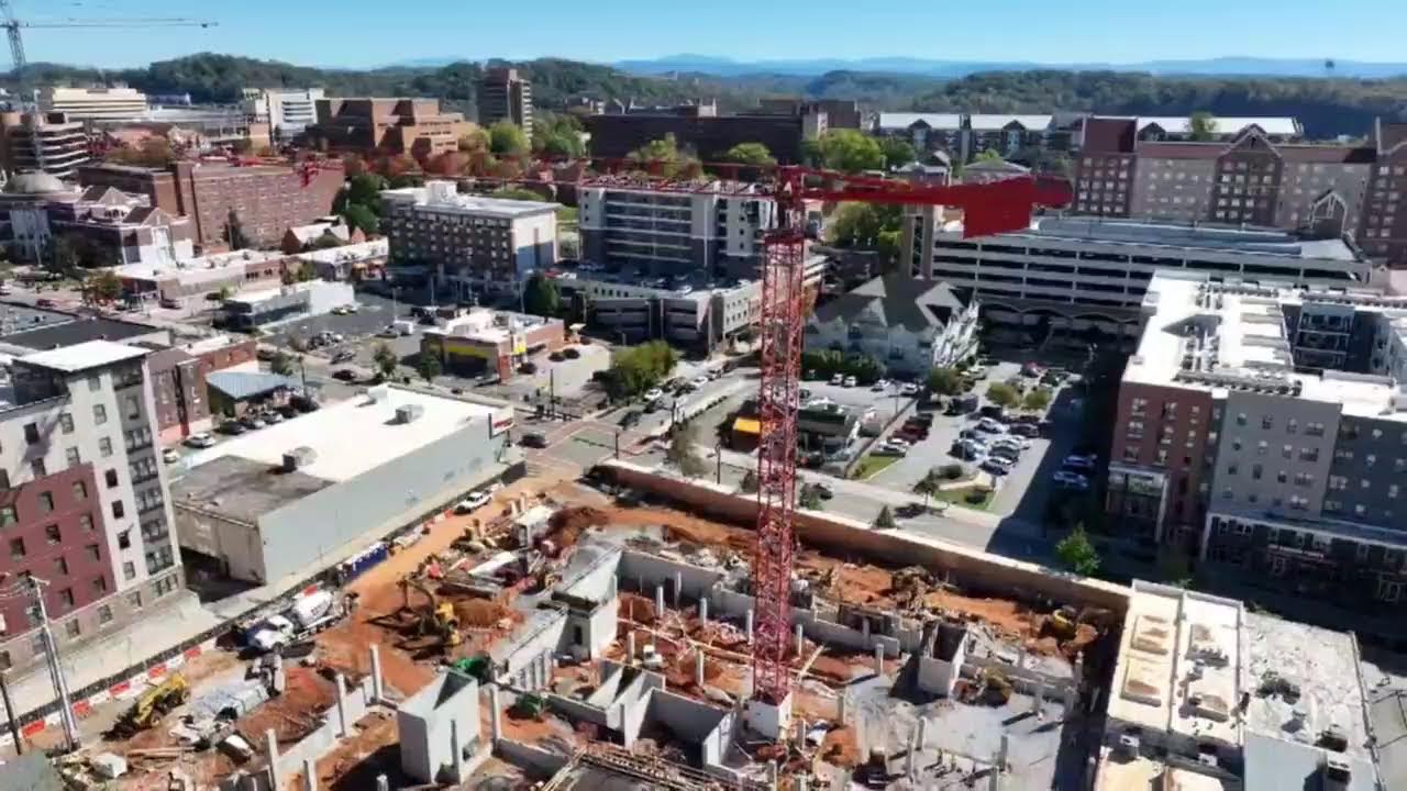 Unique Aerial View® - 1801 Cumberland Ave, University of Tennessee, Construction Monitoring