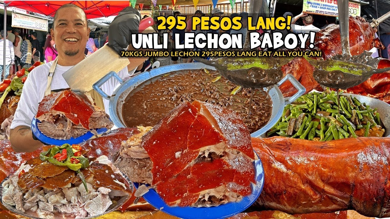70Kgs JUMBO LECHON, 295Pesos Lang! TRENDING na 