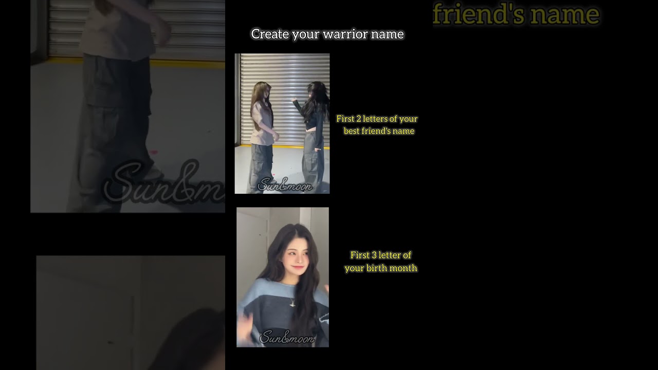 Create your warrior name.....#trending #fypシ゚viral #warriors #viralvideo #bestie @SUNxMOON_07