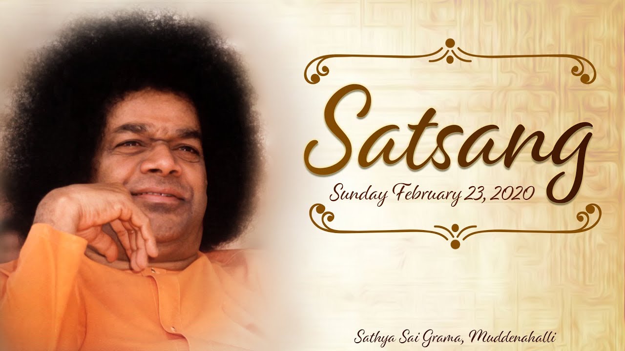23 Feb 2020 : Divine Satsang Live From Muddenahalli